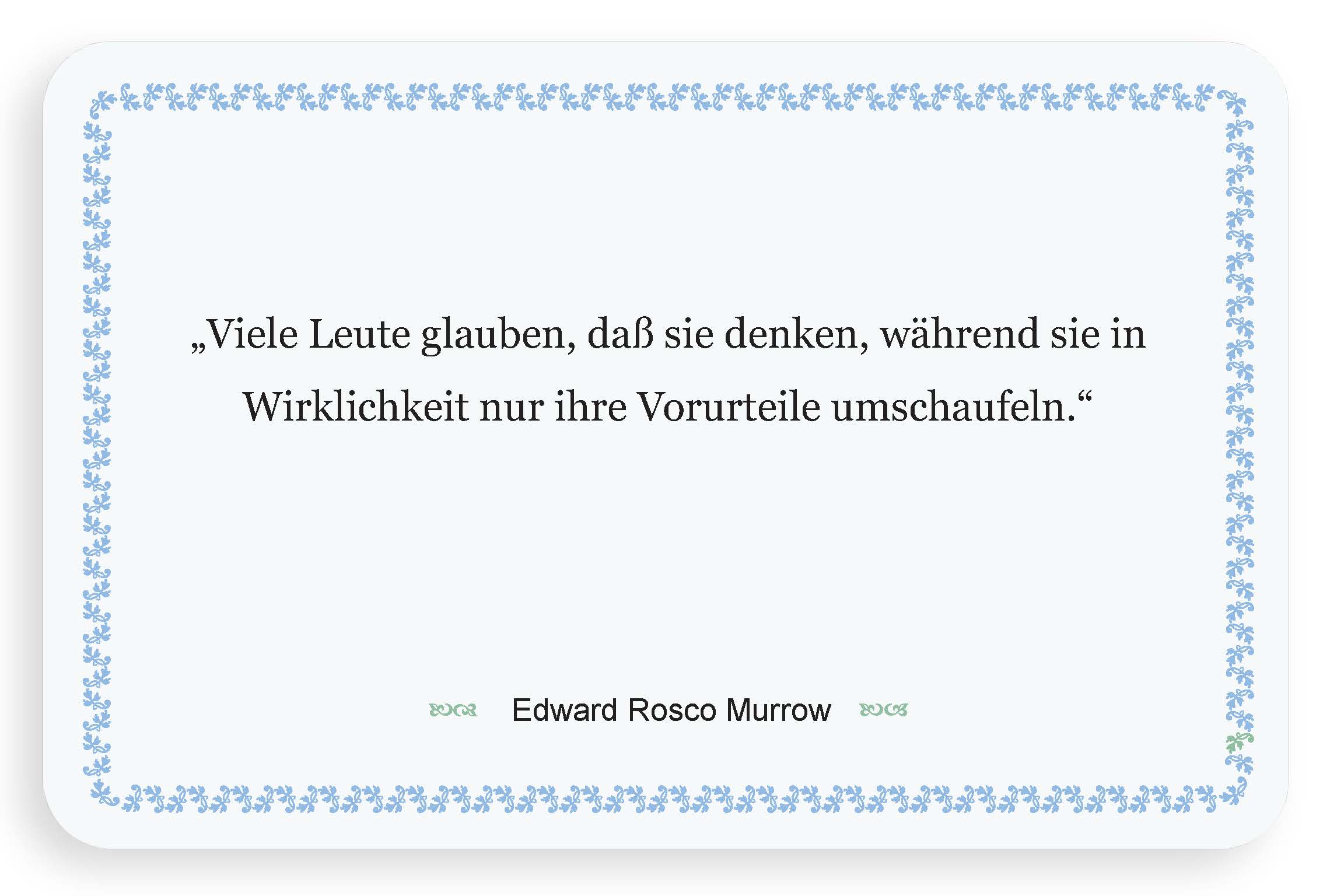 Zitatkarte - Denken